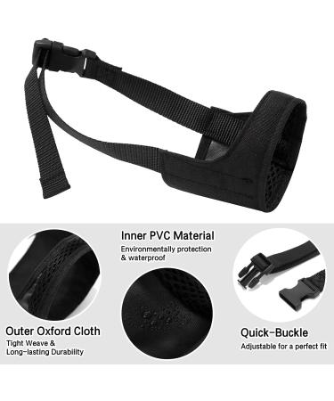 YOLHAMY Soft Muzzle for Dogs - Prevent Biting & Barking | Fits Chihuahua Shih Tzu Bulldog Pitbull | XXS to Large - Buy Online on SooperMarket.com