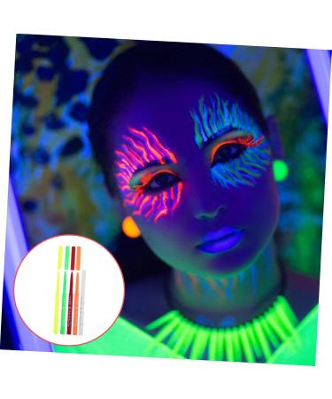 HAPINARY 5pcs Halloween Paint Pen Glow Eyeliner Pencil Eyeliner Fluorescence Make up Highlighter Plastic - Buy Online on SooperMarket.com