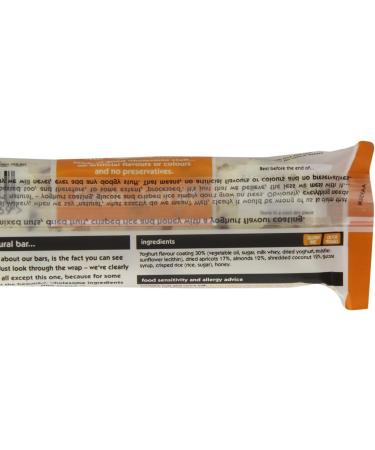 Eat Natural - Almond & Apricot Bar - Yoghurt Coated - 50g x 12 - Buy Online on SooperMarket.com