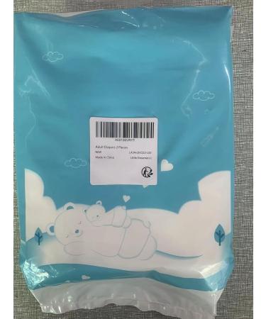 LittleForBig Printed Adult Brief Diapers | ABDL 2 Pack - Little Dreams LL in Blue | Shop Now - Buy Online on SooperMarket.com