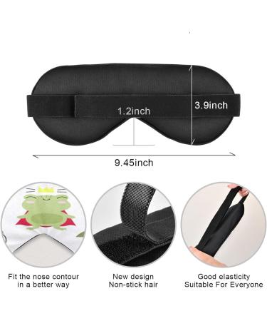 WELLDAY Cute Frog Sleep Mask - Soft Comfort Blindfold for Men and Women - Buy Online on SooperMarket.com
