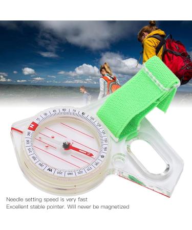 High-Performance Waterproof Thumb-Orientation Compass | Durable Acrylic | Quick Needle Setting for Survival & Outdoor Navigation - Buy Online on SooperMarket.com