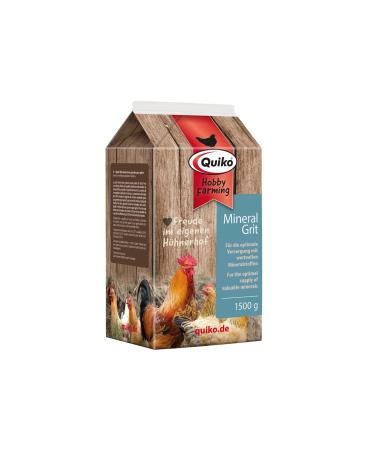Quiko Hobby Farming - Mineral Grit with Stomach Gravel 1 500g 1.25 kg (1 pack)