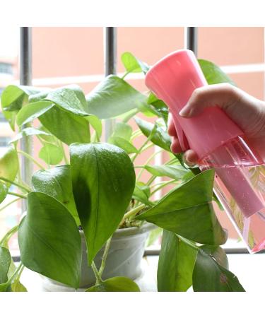 JANYUEPAI Hair Spray Bottle Continuous Fine Water Mist Sprayer for Hair Styling Skin Moisturizing Plant Watering Cleaning - Pink 200ml - Buy Online on SooperMarket.com