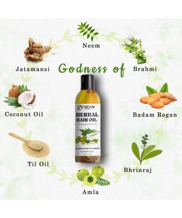 Buy BlueQueen Herbal Hair Oil | Coldpressed Natural Vegan Scalp Hydration & Nourishment | Restores & Revives Dry Damaged Hair 50ml - International Shipping Available - Buy Online on SooperMarket.com