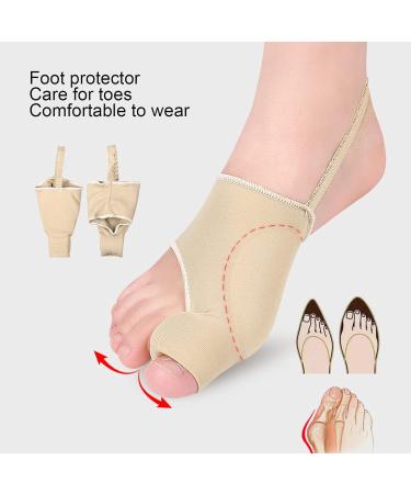 2 Pairs Hallux Valgus Bunion Toe Rails | Big Toe Separator & Foot Care Tools for Day & Night Support - Buy Online on SooperMarket.com