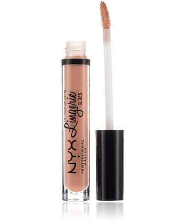 NYX PROFESSIONAL MAKEUP Lip Lingerie Gloss - Sable (Mid-Tone Beige) Sable 0.11 Ounce (Pack of 1)
