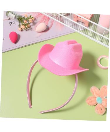 Healeved Cowboy Hat Headband Cowgirl Costume Accessories Western Party Hats Mini Cowboy Hats Cowgirl Headband Tea Party Hat Headband Cowgirl Headpiece Tiny Cowboy Hat Polyester - Buy Online on SooperMarket.com