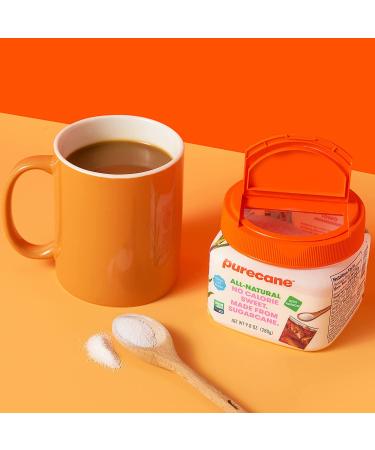 Purecane Spoonable Family Canister - Zero Calorie Confectioners Sweetener, All Natural Sugar Cane, Diabetes-Friendly - 9.8 Oz - Buy Online on SooperMarket.com