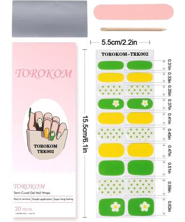 EBANKU Black Gel Nail Strips Set with Cuticle Stick, Nail File, Wipes & UV/LED Sealing - Long Lasting Waterproof Polish Wraps for Real-Looking Nails - Buy Online on SooperMarket.com