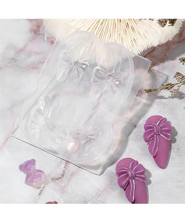 Nail Carving Mold - Creative 3D Silicone Manicure Tool for Home | High Toughness Bear & Butterfly Shapes | International Shipping Available - Buy Online on SooperMarket.com