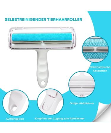 Infinity Insights Animal Hair Remnants & Remover | Washable & Reusable Fur Cleaning Brush for Cats & Dogs Perfect for Carpets Clothes & Sofas - Buy Online on SooperMarket.com