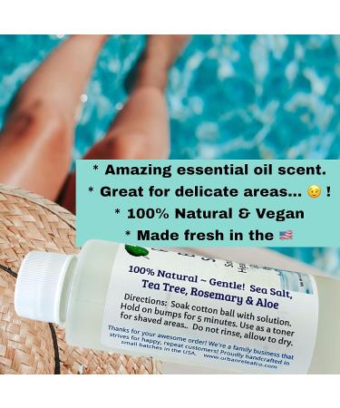 Urban ReLeaf Razor Bump Solution - Natural Sea Salt for Shaving Bumps & Ingrown Hairs - Made in USA - Buy Online on SooperMarket.com