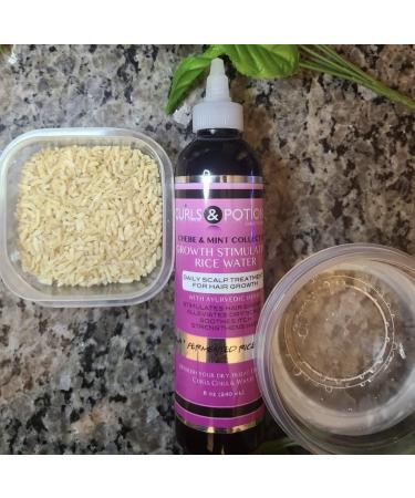 Curls & Potions Chebe Rice Water with Chebe Powder for Hair Growth - 8oz - Buy Online on SooperMarket.com