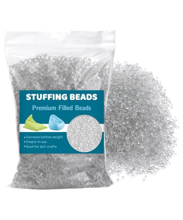 400g/14.1oz Premium Stuffing Beads, Stuffing for Stuffed Animals, Sandbags, Filled Beads Weighted Stuffing Beads for Halloween Christmas Craft DIY Decor