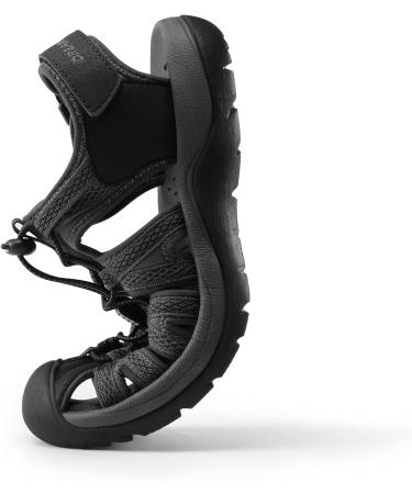 DREAM PAIRS Men's Summer Sandals - Non-Slip Breathable Hiking & Beach Footwear 41 EU Black/Dark Grey - Buy Online on SooperMarket.com
