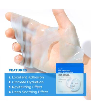 Buy SOOAE Hyaluronic Acid Soothing Hydrogel Mask - Vitamin C & Hydrating Facial Mask for Glowing Skin | International Shipping Available - Buy Online on SooperMarket.com