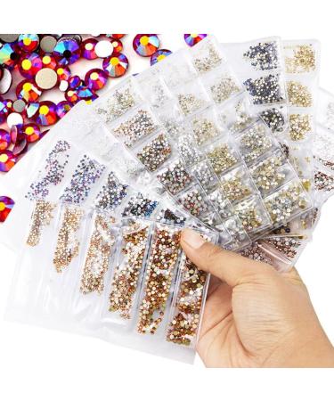 nail art set DIY Nails Rhinestones Nail Art Cosmetics Clothes Design Jewels Diamond Accessories Style4 - Buy Online on SooperMarket.com