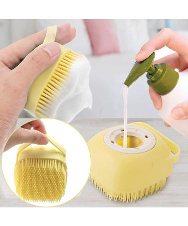 Youery 3-Piece Silicone Pet Bathing Brush Set for Dogs & Cats - Massage Shower Gel Handle Ideal for Grooming & Spa - Buy Online on SooperMarket.com
