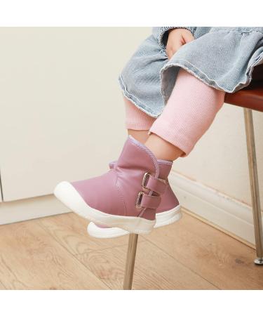 LACOFIA Toddler Winter Snow Boots - Anti-Slip, Waterproof & Warm - Size 5 UK Child - Purple - Buy Online on SooperMarket.com