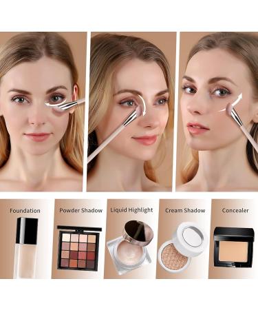 Bethy Beauty Angled Under Eye Concealer Brush | Nose Contour Makeup Tool - Buy Online on SooperMarket.com