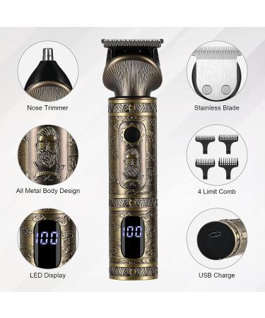 Hatteker Professional Zero Gapped Hair Clipper and Grooming Kit for Men - Buy Online on SooperMarket.com
