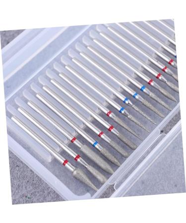 minkissy 1 Box Acrylic Nail File Drill Bit Cylinder Head Nail Art Kit Grinding Head for Nail Grinding Head Polisher Nail Care Polishing Drill Nail Goue Nail Drill To Rotate Manicure Suite - Buy Online on SooperMarket.com