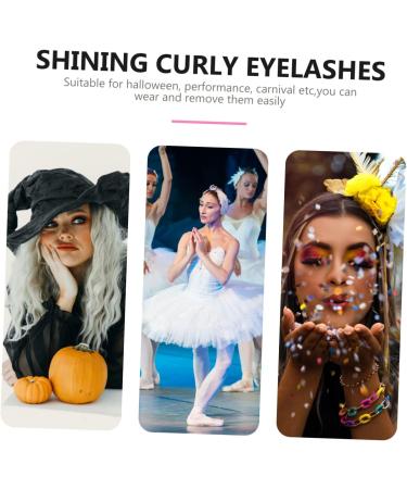 ABOOFAN 9 Pairs Beautiful Halloween Face Eyelashes Halloween Charming Ladies Eyelash Thick Fake Eyelashes Lashes Natural Look Dense Eyelashes Purple Mascara 3d Cosplay Extend - Buy Online on SooperMarket.com