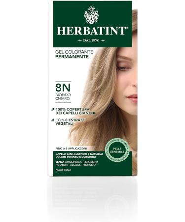 Herbatint 8N Light Blonde Hair Dye - Natural & Vegan Formula - Buy Online on SooperMarket.com