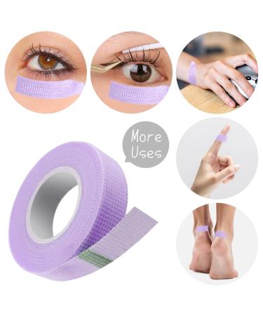 3 Rolls Lash Tape - Adhesive Eyelash Tapes for Lash Extensions | Micropore Makeup Tape (9m Each Roll Purple) - International Shipping Available - Buy Online on SooperMarket.com
