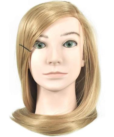 Tailor Puppet Training Head - Female Synthetic Hair Mannequin for Hairdresser & Cosmetology - Buy Online on SooperMarket.com
