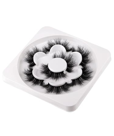 Fluffy 20MM Mink Lashes Pack - 6D Dramatic Volume, Reusable & Soft, Handmade False Eyelashes - Buy Online on SooperMarket.com