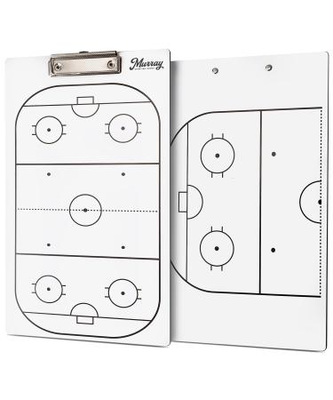 Murray Sporting Goods Dry Erase Double-Sided Hockey Coaches Clipboard
