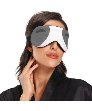 Haskirky Light Blocking Eye Mask - Adjustable Unisex Travel & Meditation Mask - Panda Design for Deep Sleep & Comfort - Buy Online on SooperMarket.com