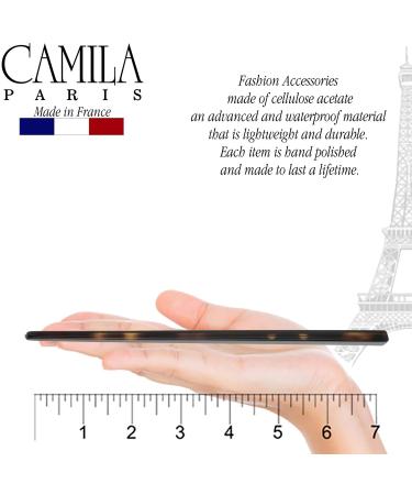 Camila Paris AD28/2 French Twist Stick Hair Pin Set - Set of 2 Tortoise Shell Hair Pins - Made in France - Buy Online on SooperMarket.com