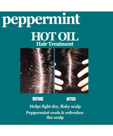 Difeel Peppermint Hot Oil Treatment for Dry Scalp - 7.1 oz | Soothes Irritation & Flakes - Buy Internationally - Buy Online on SooperMarket.com