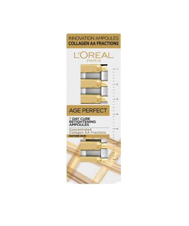 L'Oreal Paris Age Perfect Retightening Collagen Ampoules For Mature Skin X7