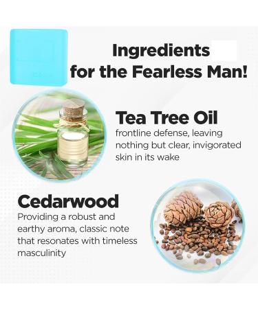 SuaveSplash Men's Essence Cologne Bar - All Natural Exfoliating Soap with Long Lasting Fragrance (3pcs) - Essential Oil Soap for Men - Buy Online on SooperMarket.com
