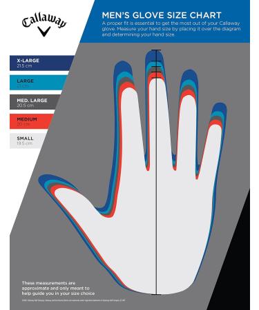 Callaway Golf Men's Tour Authentic Glove (2022) - Standard M White for Right Hand | International Shipping Available - Buy Online on SooperMarket.com