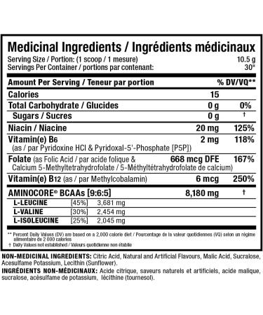 ALLMAX Nutrition - Aminocore BCAA - 8g BCAAs - 100% Pure Branch Chained Amino Acids - Gluten Free - Pineapple Mango - 315 Gram Pineapple Mango 315 g (Pack of 1) 8g Bcaas - Buy Online on SooperMarket.com