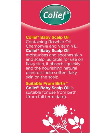 Colief Baby Scalp Oil with Rosehip Oil and Chamomile | Soothing Moisturizing Oil for Infants | 1.01 Fl. Oz + Colief Infant Gas Drops | Natural & Safe Digestive Aid | 0.5 Fl. Oz - Buy Online on SooperMarket.com
