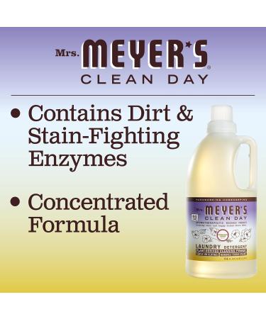 MRS. MEYER'S CLEAN DAY Liquid Laundry Detergent - Biodegradable Essential Oils Compassion Flower 64 oz - Eco-Friendly 64 Loads - Buy Online on SooperMarket.com