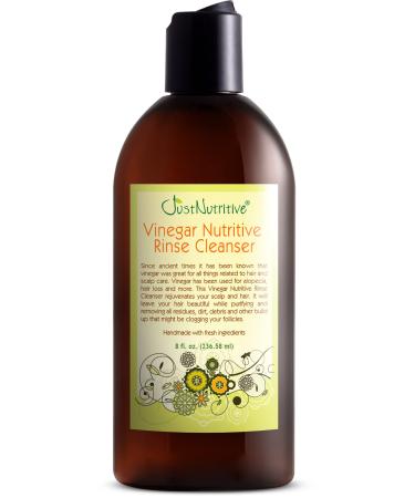 Vinegar Nutritive Rinse | Natural Hair Care to Revitalize Hair and Scalp | Prevents Hair Loss | Just Nutritive | 8 Oz