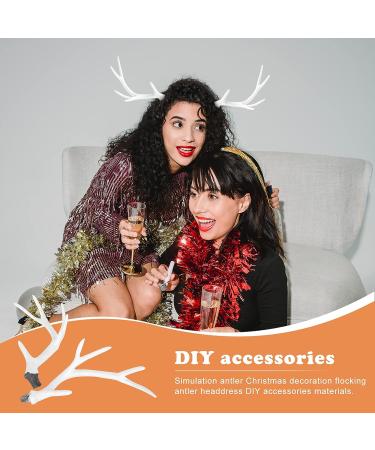 Bestoyard Deer Antler Headband - Halloween Reindeer Horn Headpiece for Women/Girl Cosplay - Buy Online on SooperMarket.com