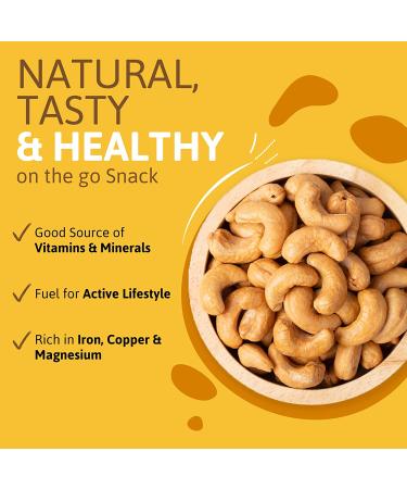 Sunshine Nuts Co. Whole Roasted Lightly Salted Cashews - Gluten Free, Peanut Free, Vegan Snack Packs - GMO Free - 2 Pack, 7 oz. Each - Buy Online on SooperMarket.com