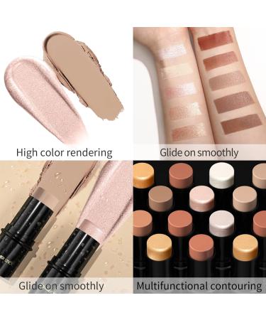 Highlighter Contour Stick for Long-Lasting Glow | Waterproof Makeup Wand for Face & Body | Daily Wear Bronzer | 10#Bronzer 29.00g - Buy Online on SooperMarket.com