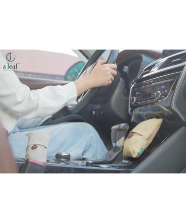 Canada-Made Bamboo Charcoal Air Purifier Bags (3 Large and 4 Small Light Grey) Naturally-Dyed smell and allergen eliminator bags - Buy Online on SooperMarket.com