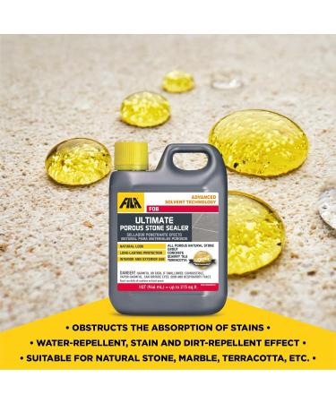 FILA Surface Care Solutions FOB High Performance Stone & Granite Sealer - 1 QT Protect & Enhance Your Surfaces - International Shipping Available - Buy Online on SooperMarket.com