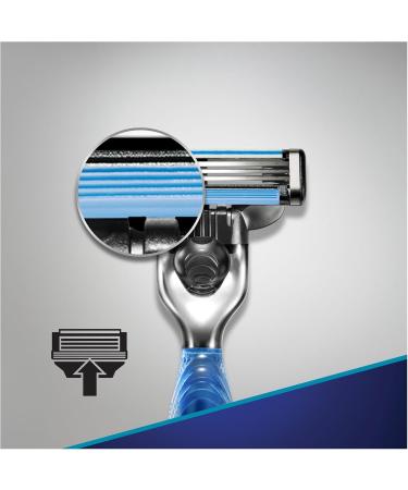 Gillette Mach3 Start Razor for Men - AquaGrip Handle 1 Pack | International Shipping Available - Buy Online on SooperMarket.com