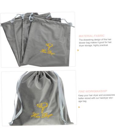 MUSISALY 4pcs Large Drawstring Bag Hair Dryer Bag for Travel Drawstring Storage Bags Fabric - Buy Online on SooperMarket.com